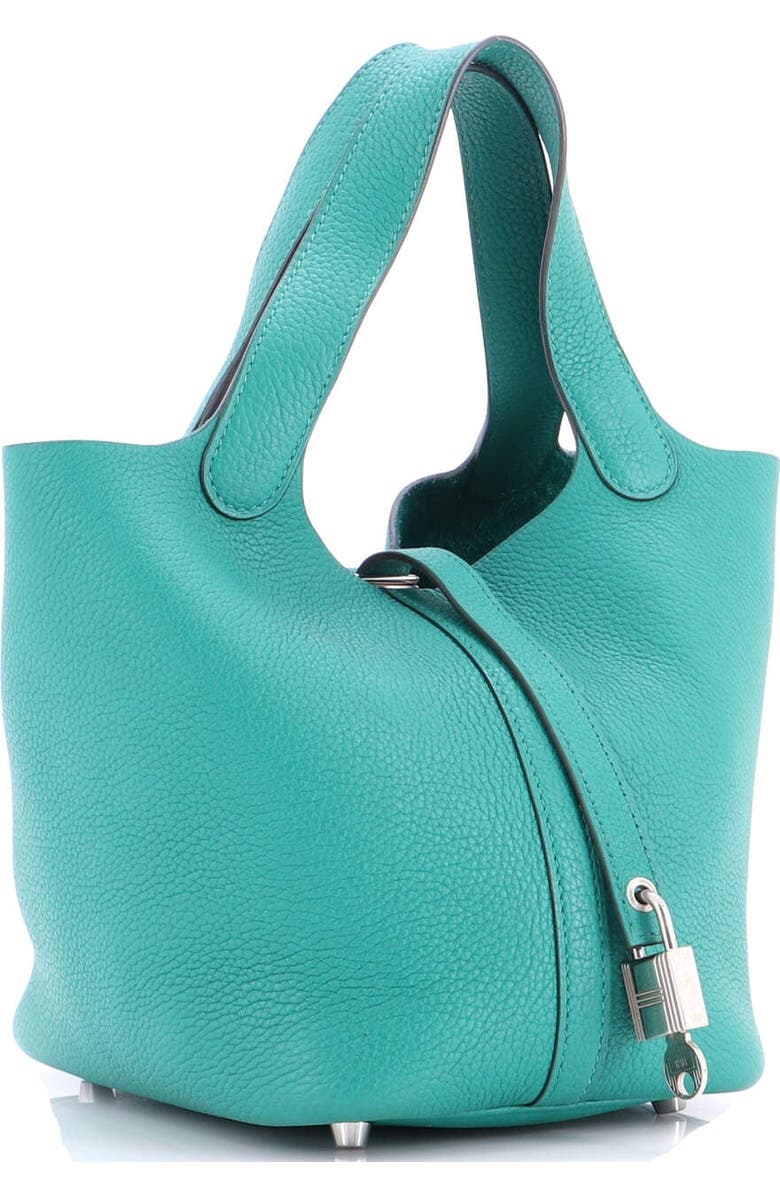 Pre-Owned Hermes Picotin Lock Bag Maurice PM, Alternate, color, Vert Jade