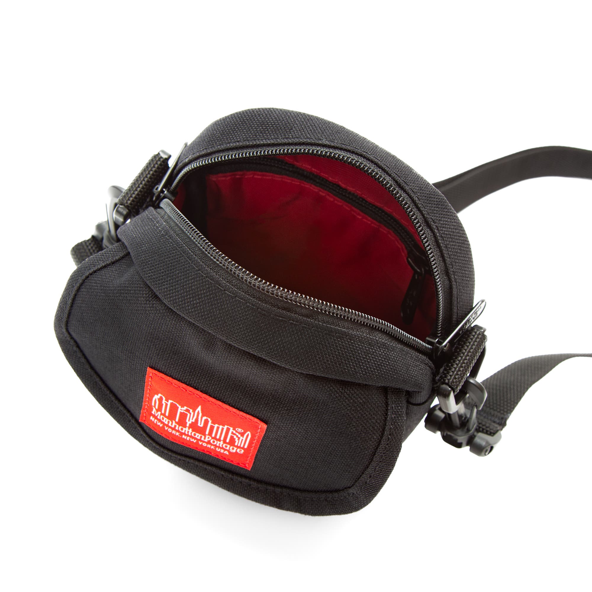 Manhattan Portage Hudson Crossbody Bag, Alternate, color, Black