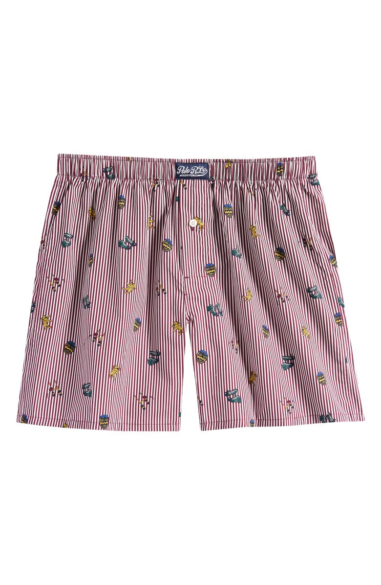 Polo Ralph Lauren Classic Cotton Boxers, Alternate, color, Rugby Bengal Print