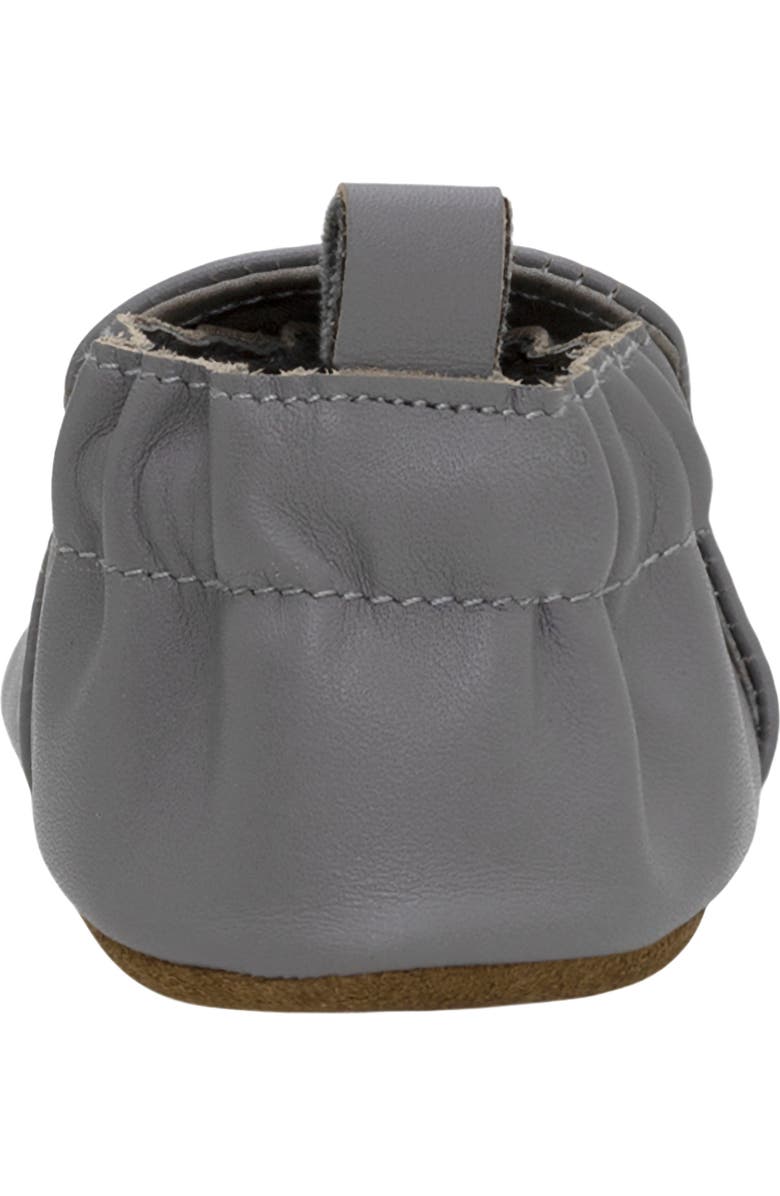 Robeez<sup>®</sup> Fun at the Farm Crib Shoe, Alternate, color, Grey