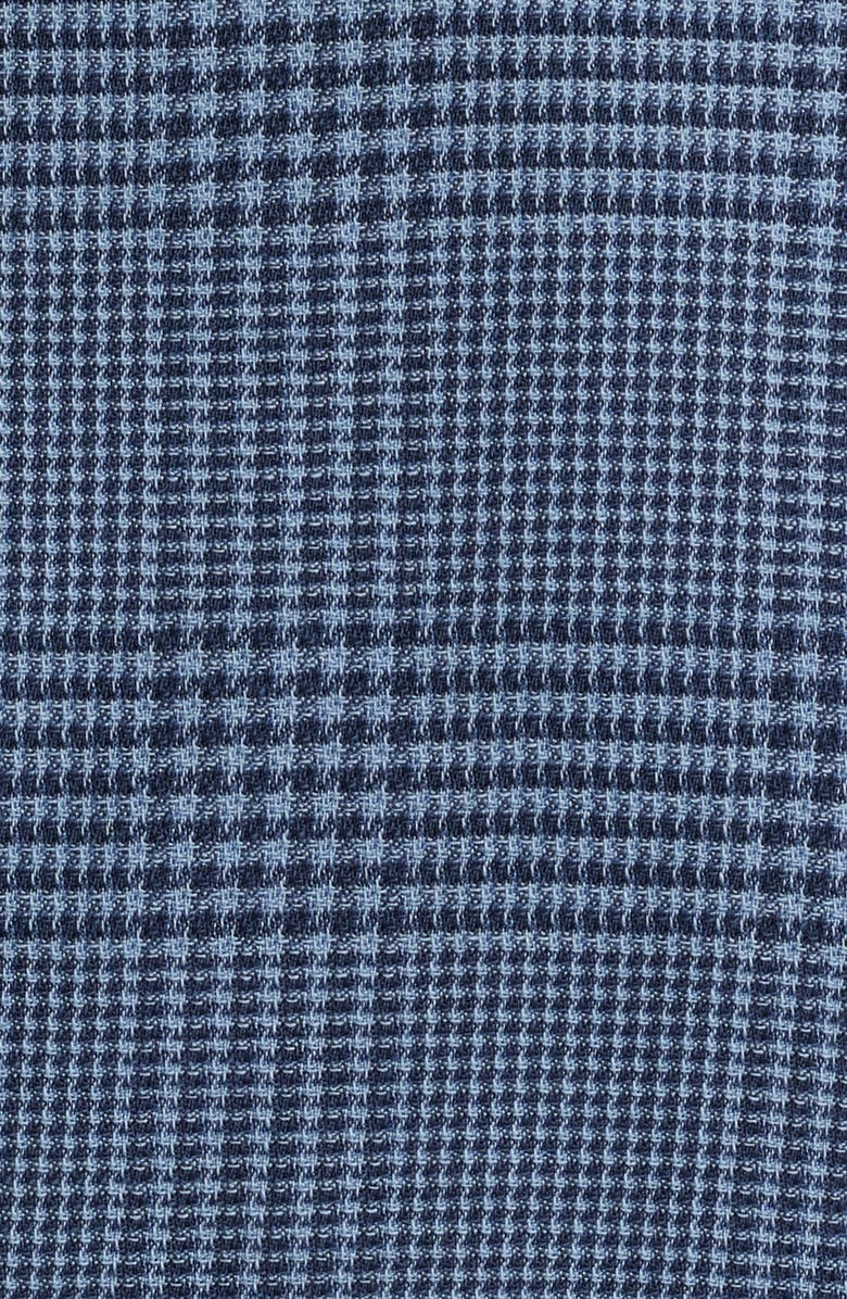 BOSS Hanry Slim Fit Blue Glen Check Stretch Wool Sport Coat, Alternate, color, Medium Blue