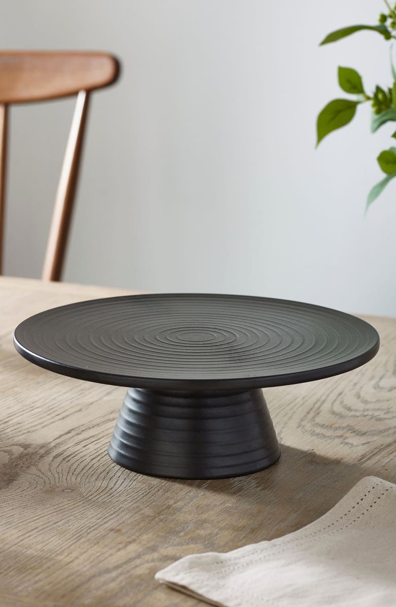 NEXT Bronx Cake Stand, Alternate, color, Black