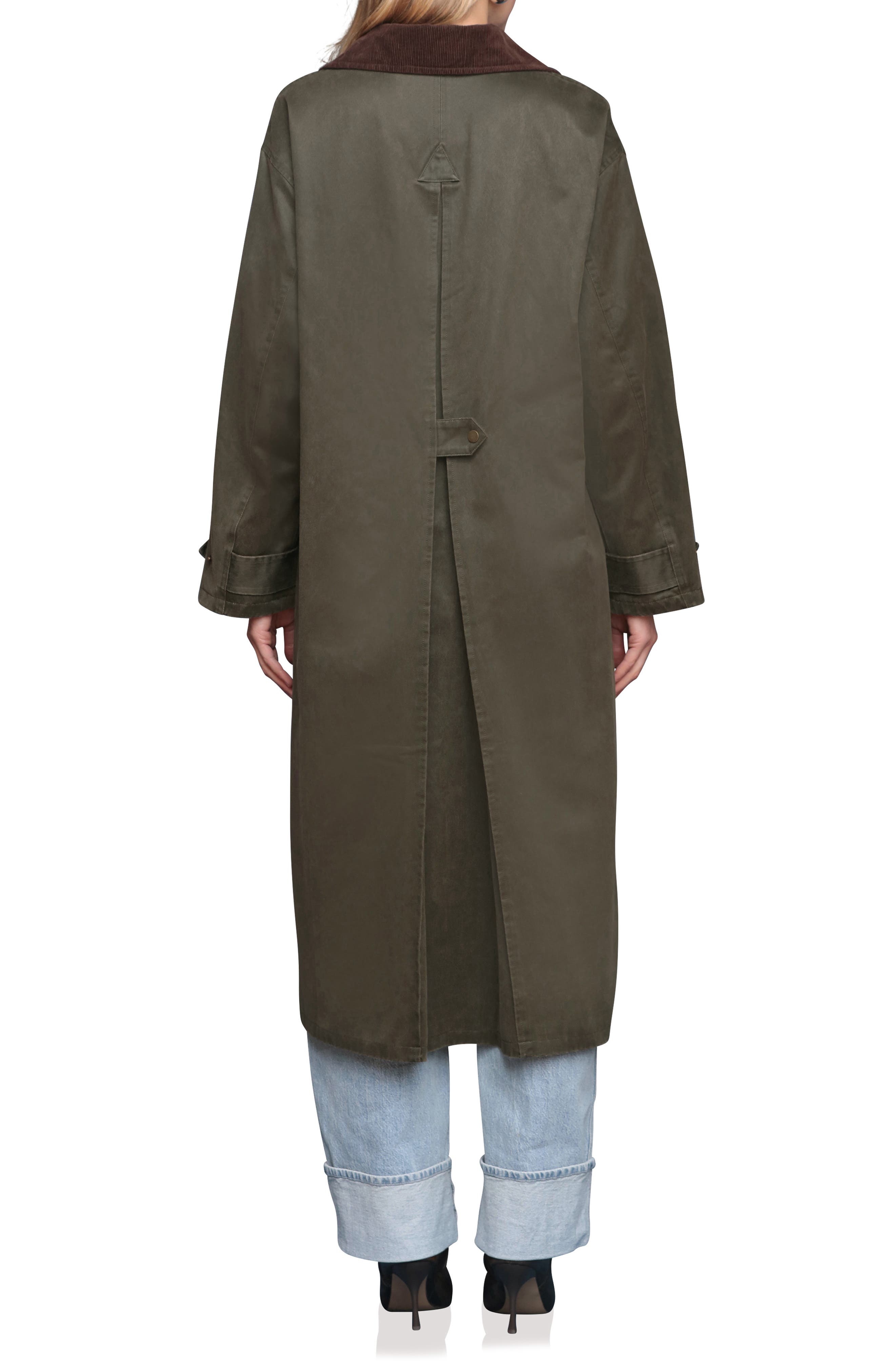 Contrast Collar Barn Coat - image 2