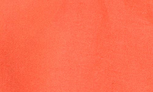 Mango Classic Fit Linen & Cotton Button-up Shirt In Orange