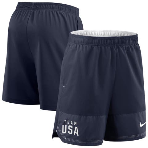 Men's Nike  Navy Team USA Dri-FIT Woven Shorts