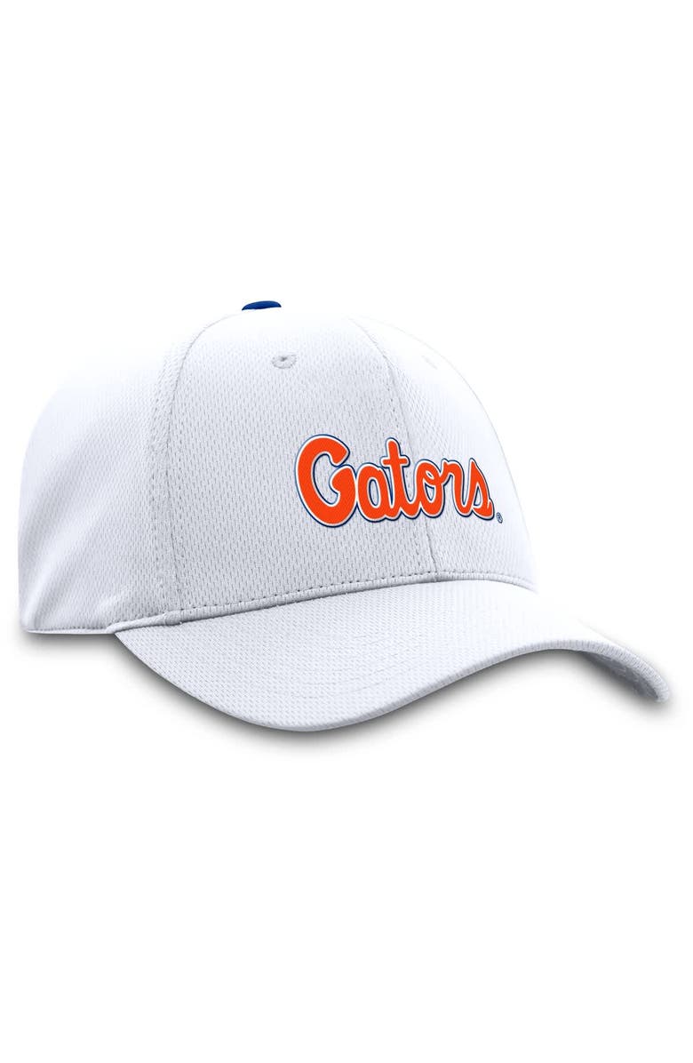 TOP OF THE WORLD Men's Top of the World White Florida Gators Dynasty Flex Hat, Alternate, color, 