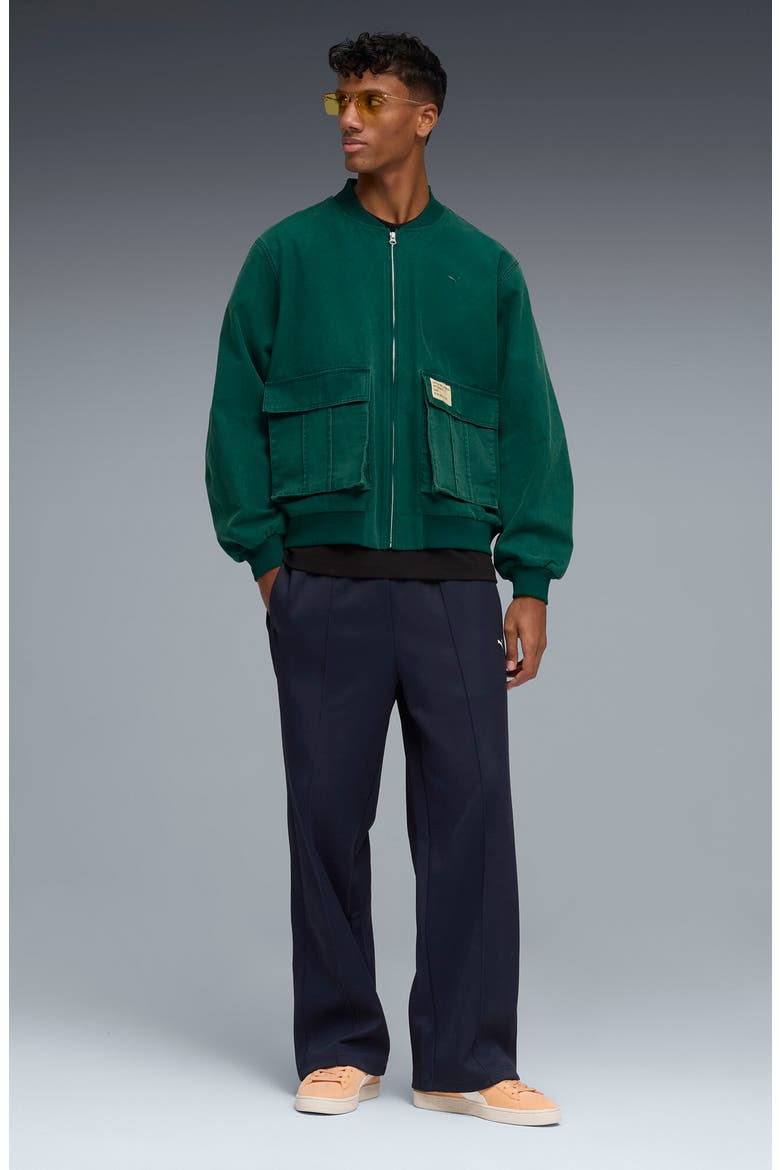 T7 Track Pants, Alternate, color, PUMA NAVY