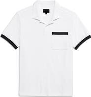 Mack Weldon Johnny Collar Terry Cloth Pocket Polo