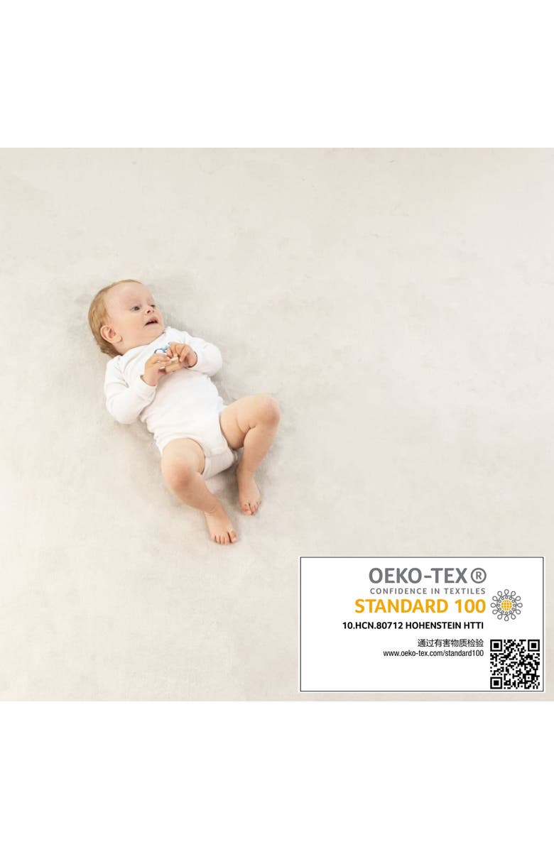 Hakuna Matte Coral Velvet Baby Playmat, Grey 60X80 Inch, Alternate, color, Gray