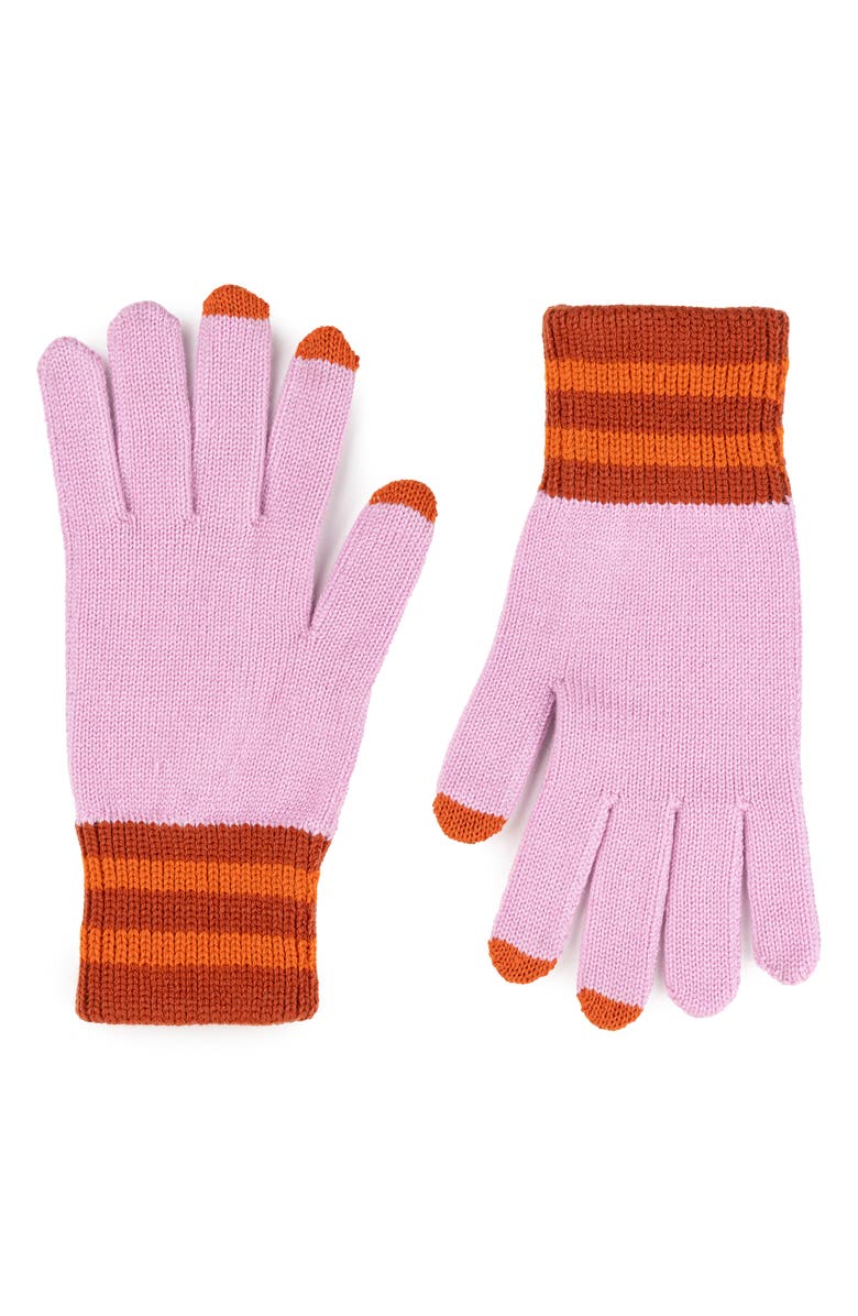 verloop Sport Cuff Touchscreen Gloves, Alternate, color, Lilac