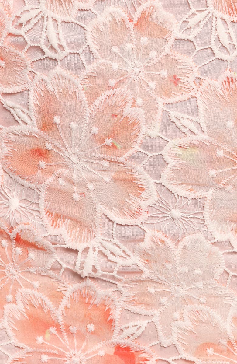 Petal & Pup Novie Floral Eyelet Sleeveless Maxi Dress, Alternate, color, Floral