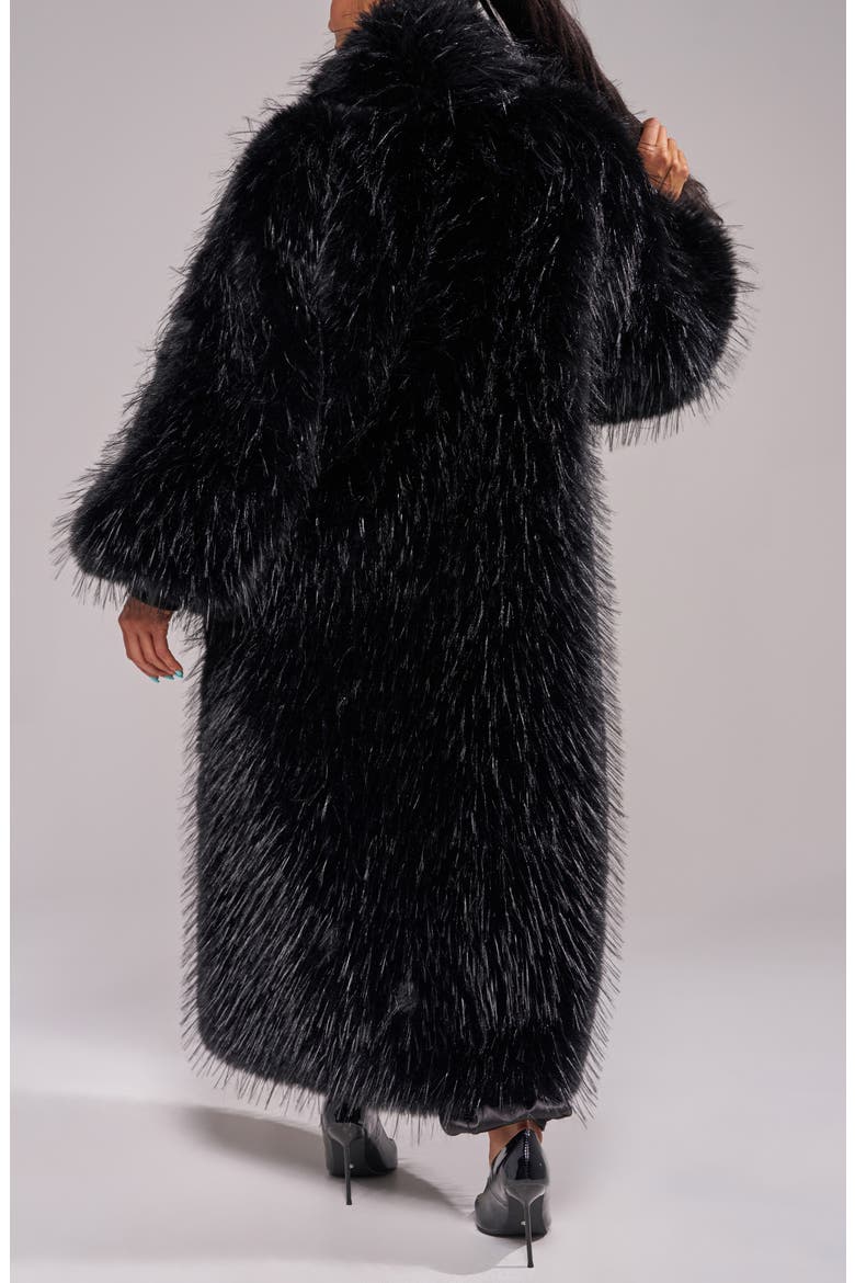 Vault Faux Fur Jacket, Alternate, color, BLACK