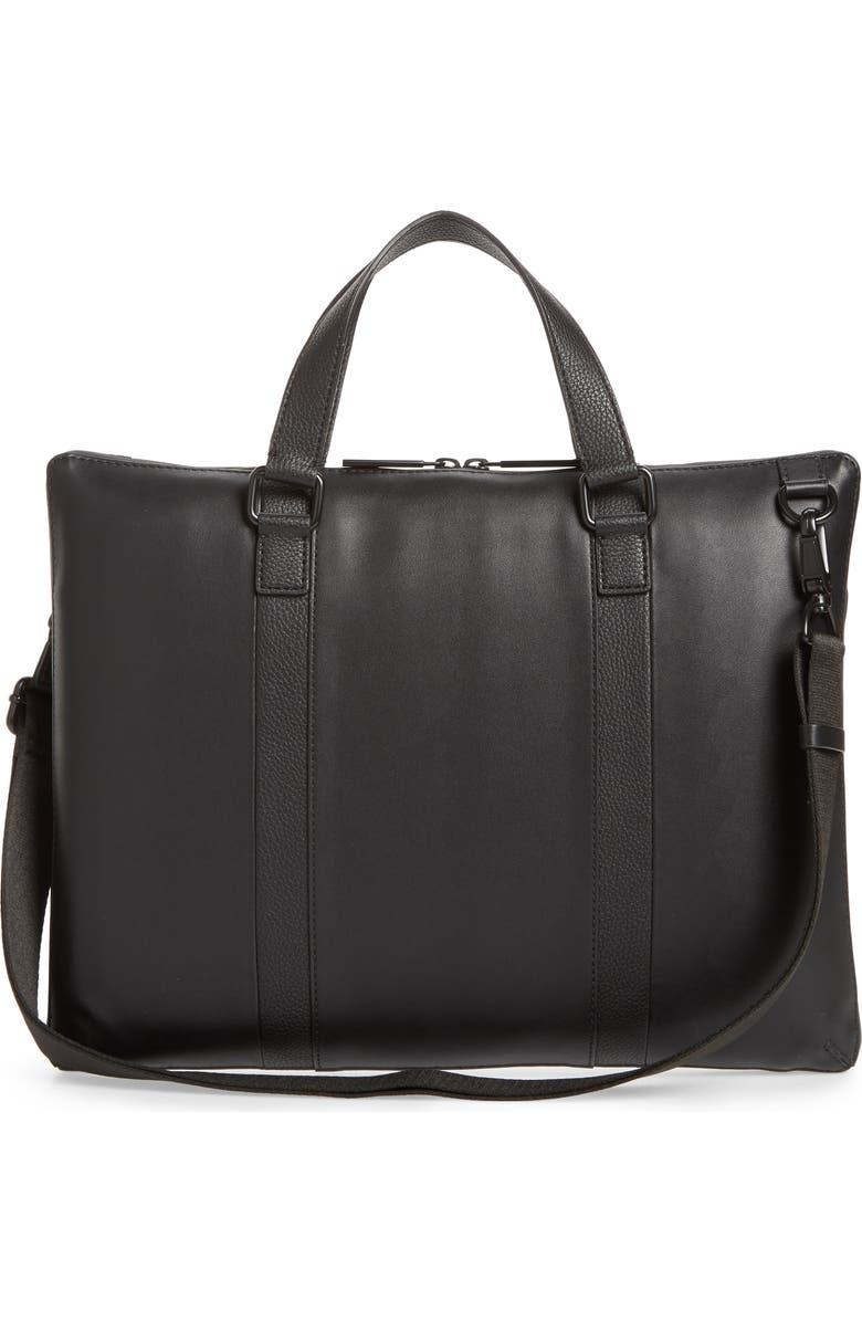 Calvin Klein Faux Leather Messenger Bag, Alternate, color,