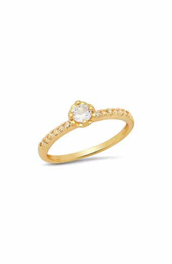 HMY JEWELRY Simulated Diamond Pavé Ring