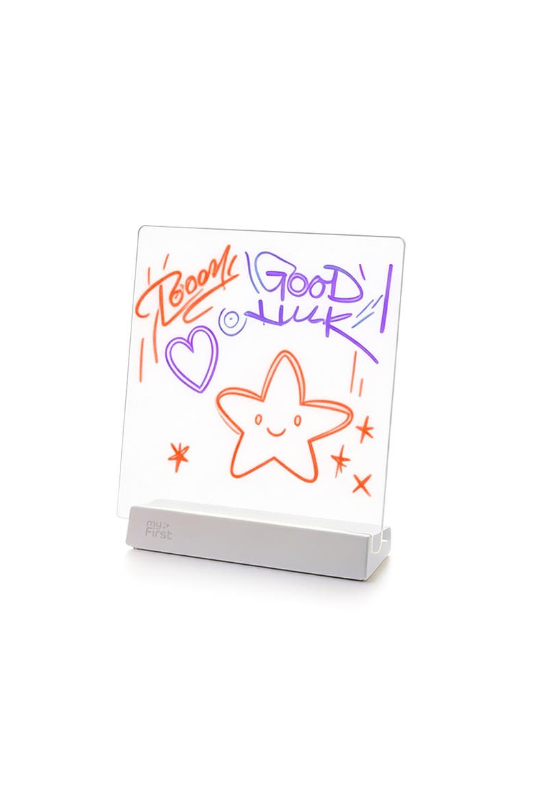 Sketch Clear 11 LED Lighting drawing board, FREE 12 Fluorescent Marker, Up to 10H, 7 Color LED light - WHITE, Main, color, WHITE