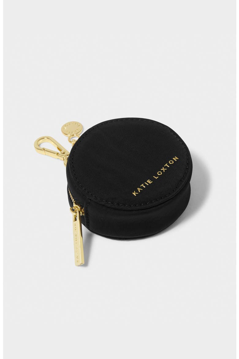 Nylon-Luxe Clip On Purse, Alternate, color, Black