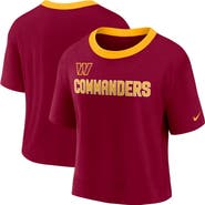 Nike Women's Nike Burgundy Washington Commanders High Hip Fashion Cropped Top