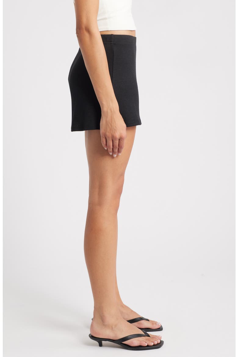 Easy Miniskirt, Alternate, color, BLACK