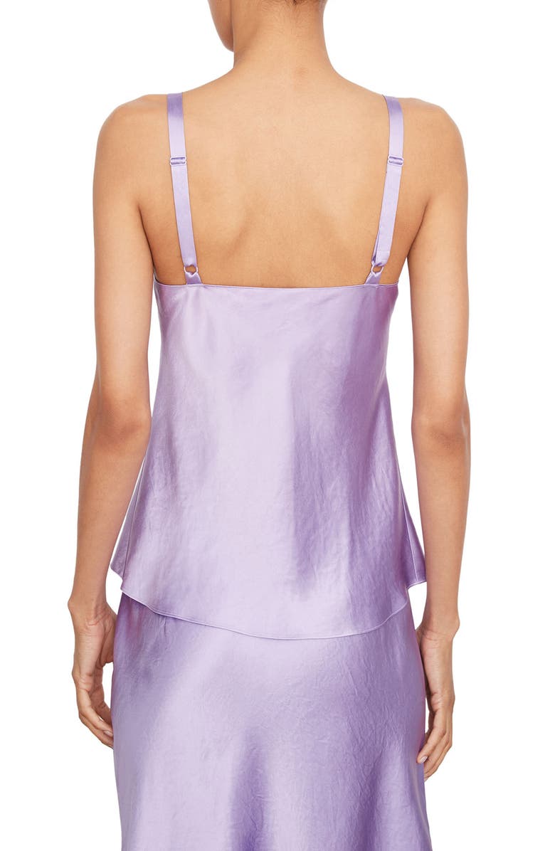 Vince Cowl Neck Satin Camisole, Alternate, color, Sugar Plum