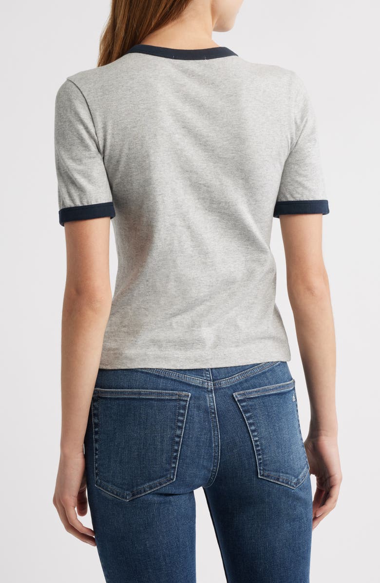 rag & bone New York Cotton Graphic Ringer T-Shirt, Alternate, color, 