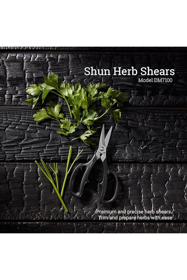7.5 Inch Pull Apart Herb Shears, Alternate, color, Ebony