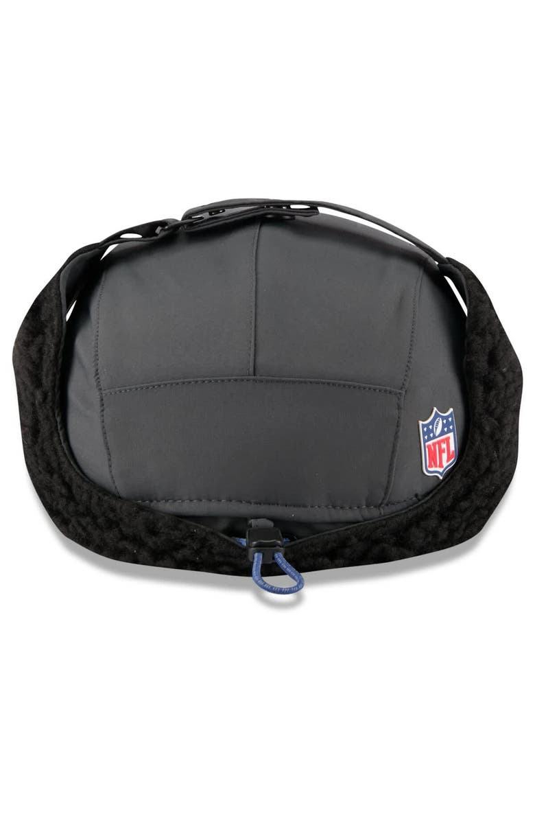 New Era Men's New Era Charcoal Indianapolis Colts 2025 Sideline Cold Weather Runner Dog Ear Adjustable Hat, Alternate, color,