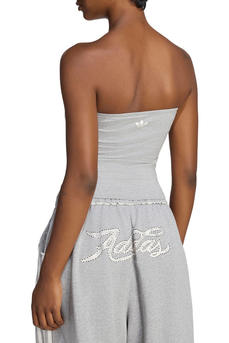 Graphic Tube Top, Alternate, color, GREYHEATHER