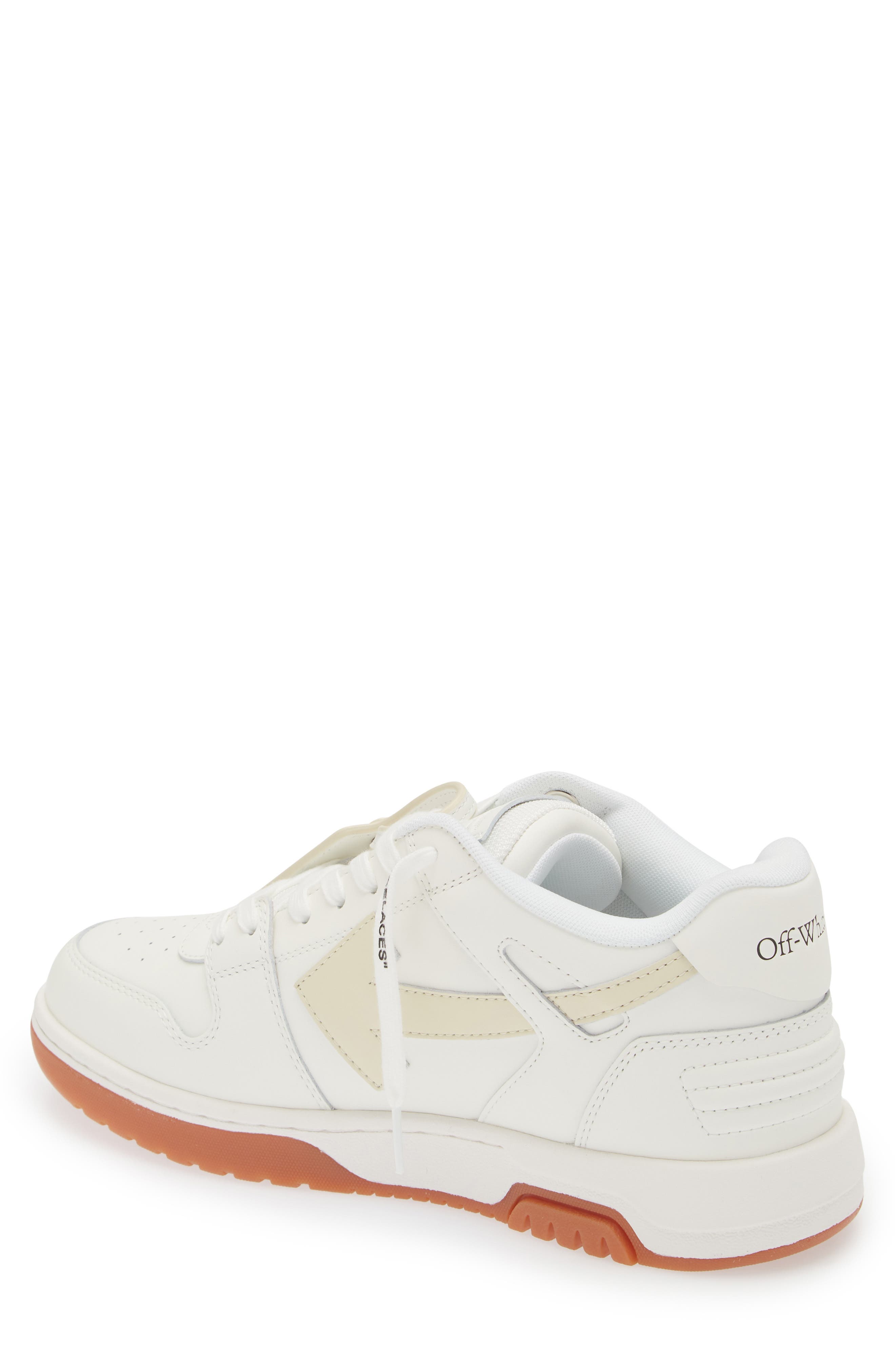 Off-White Out of Office Low Top Sneaker, Alternate, color, White Beige