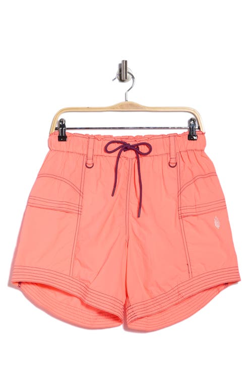 Free People In The Wild Long Shorts In Pink
