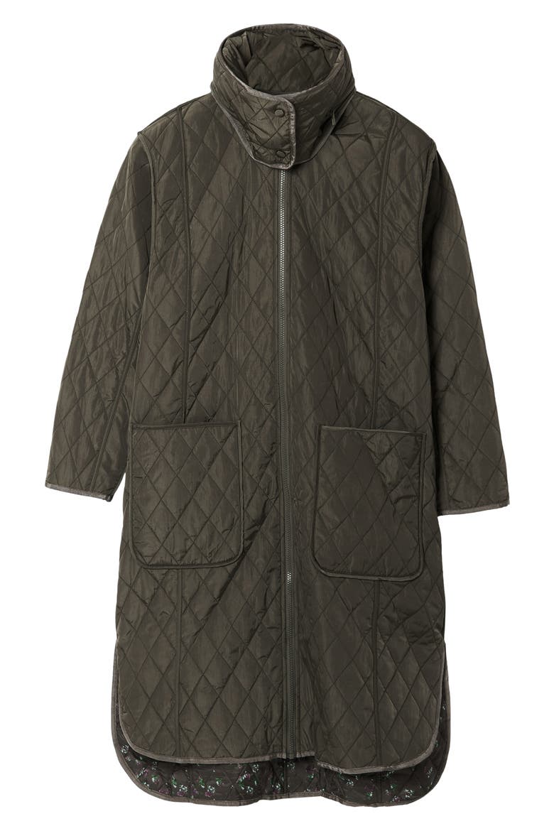 Odense Reversible Quilted Jacket, Alternate, color, GREEN
