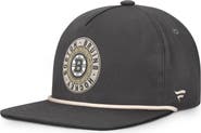 FANATICS Men's Fanatics Charcoal Boston Bruins Closer Adjustable Hat