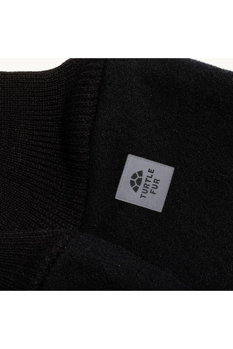 Fleece Pull Up Golf Mittens, Alternate, color, Black