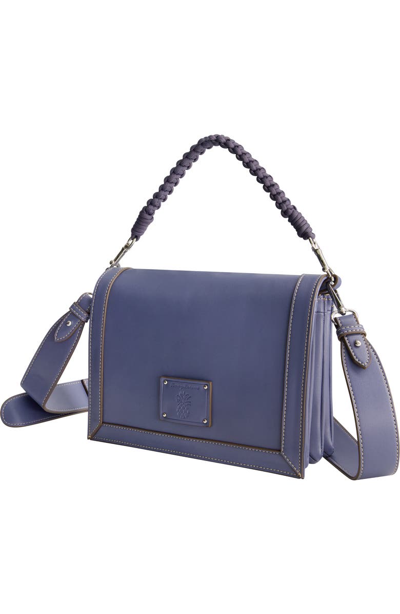 Tommy Bahama Debossed Logo Crossbody Bag, Alternate, color, Navy