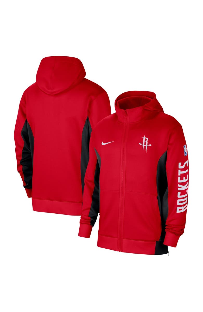 Nike Men's Nike Red Houston Rockets 2023/24 Authentic Showtime Full-Zip Hoodie, Main, color,