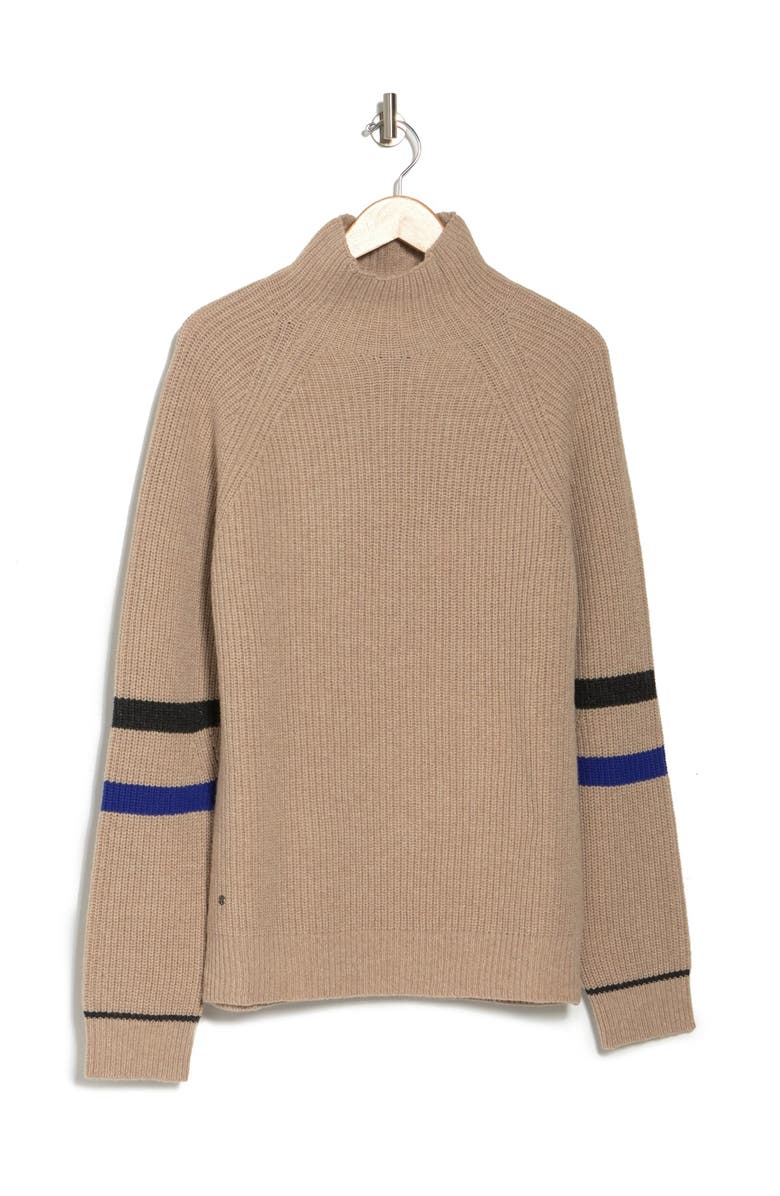 Zadig & Voltaire Noe Funnel Neck Wool Blend Sweater, Alternate, color, 