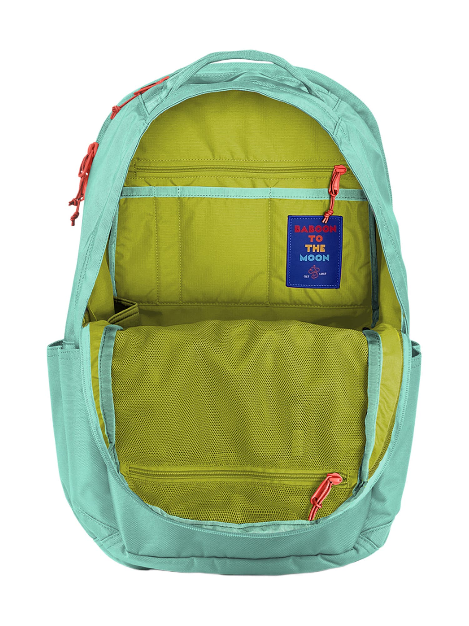 Baboon to the Moon City Backpack 24L, Alternate, color, Aqua Drift