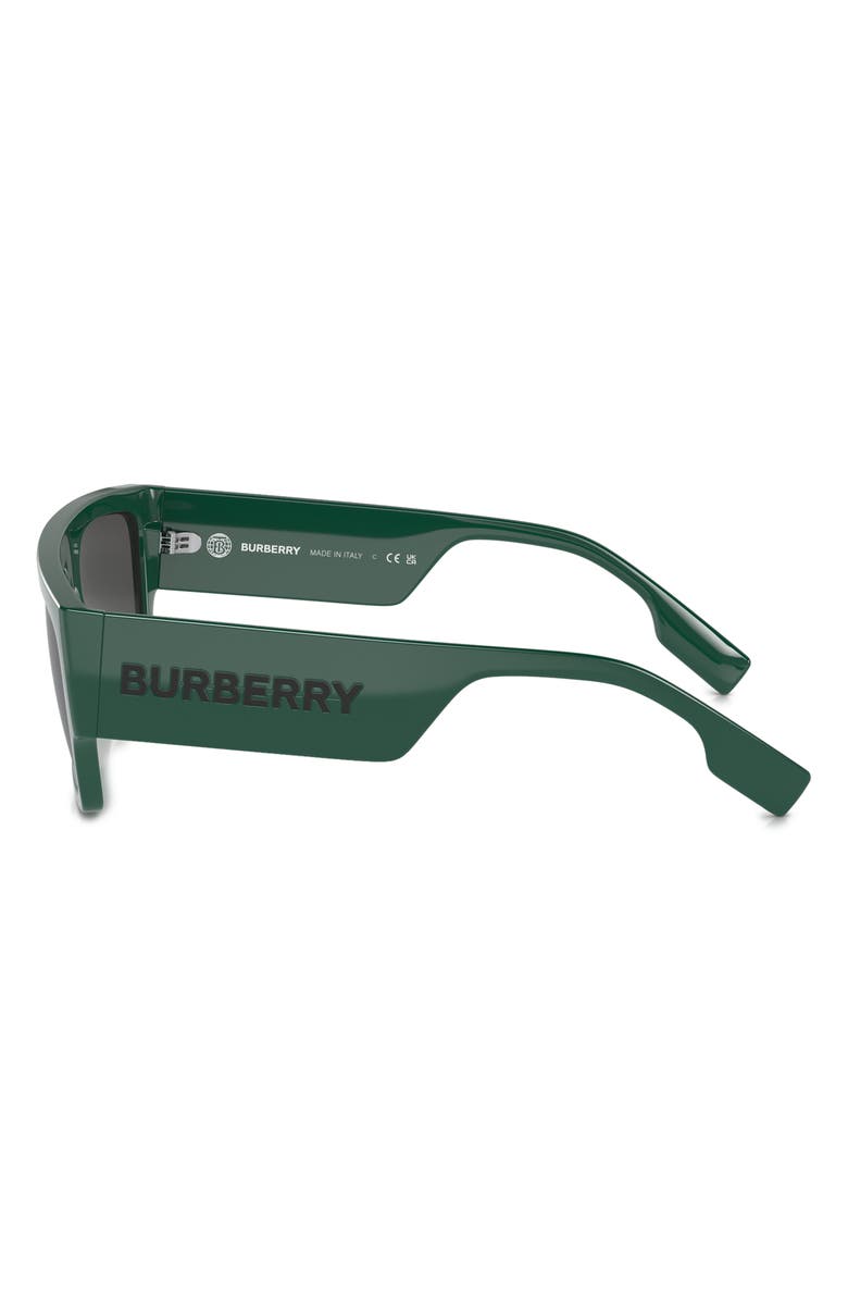 Burberry Micah 58mm Square Sunglasses, Alternate, color, Green