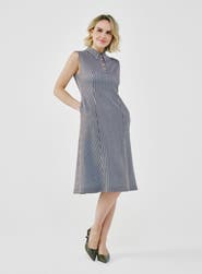 A.SHIMUS Sleeveless Tailored Midi Dress