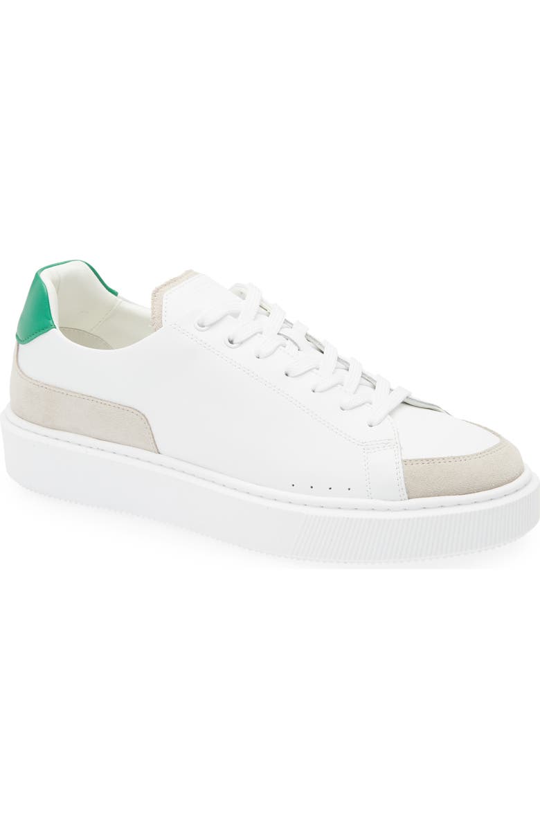 BOSS Colyn Derby Sneaker, Main, color, White / Green