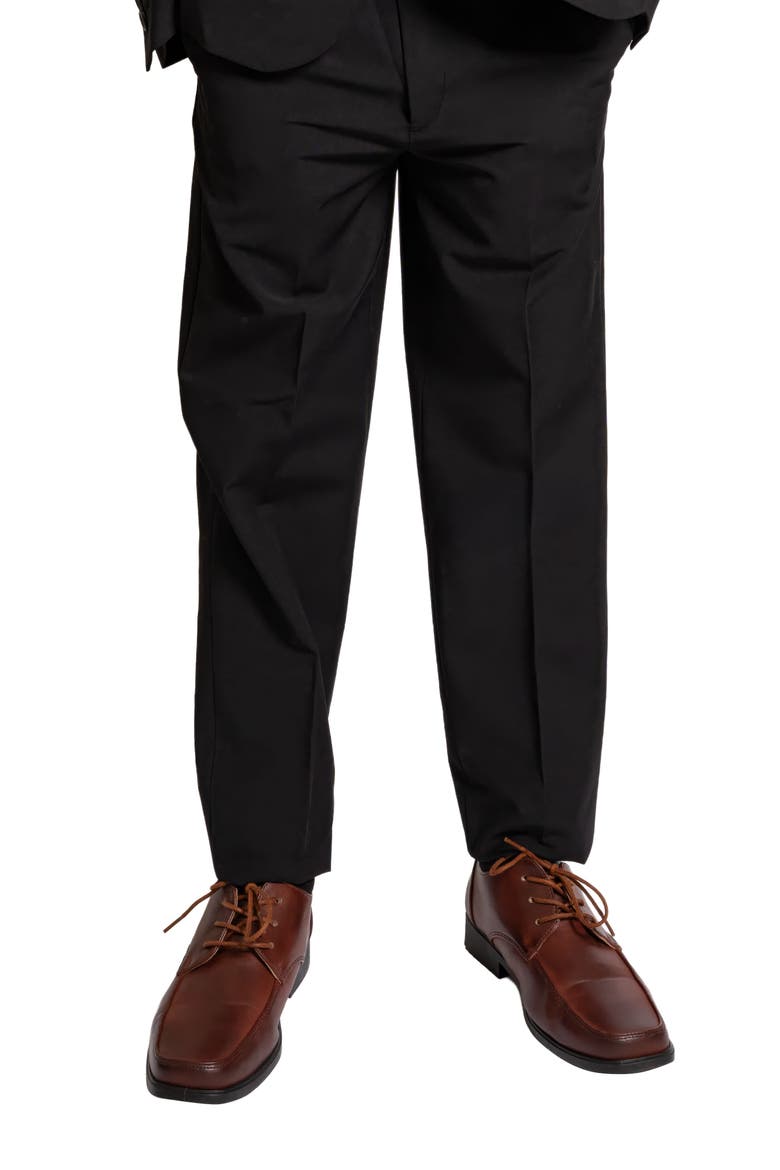 Kids' Luxor 5-Piece Slim Fit Suit, Alternate, color, Kem Black
