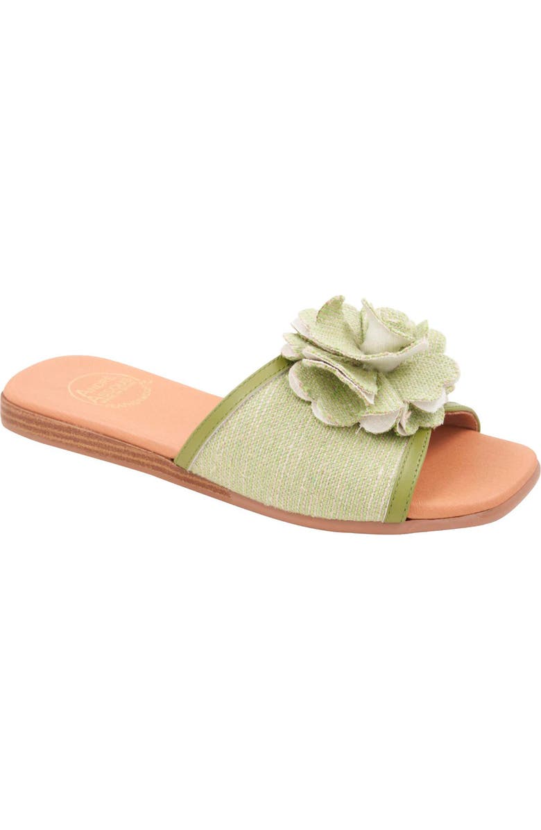 André Assous Kiky Slide Sandal, Main, color, Pistachio