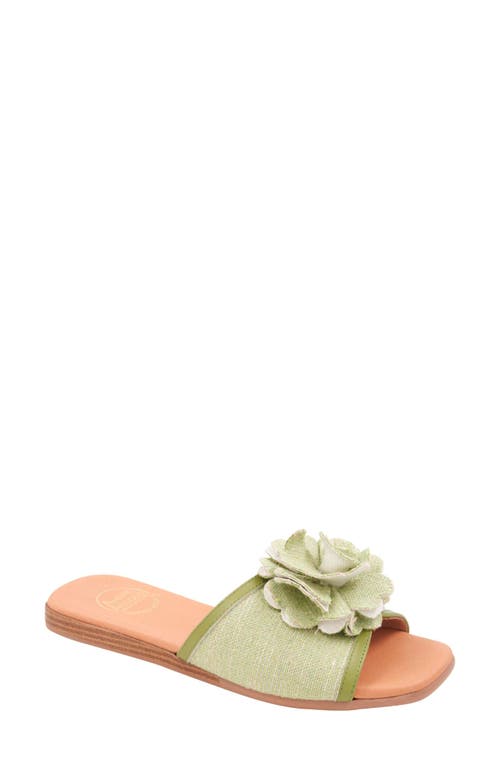 Andre Assous André Assous Kiky Slide Sandal In Pistachio