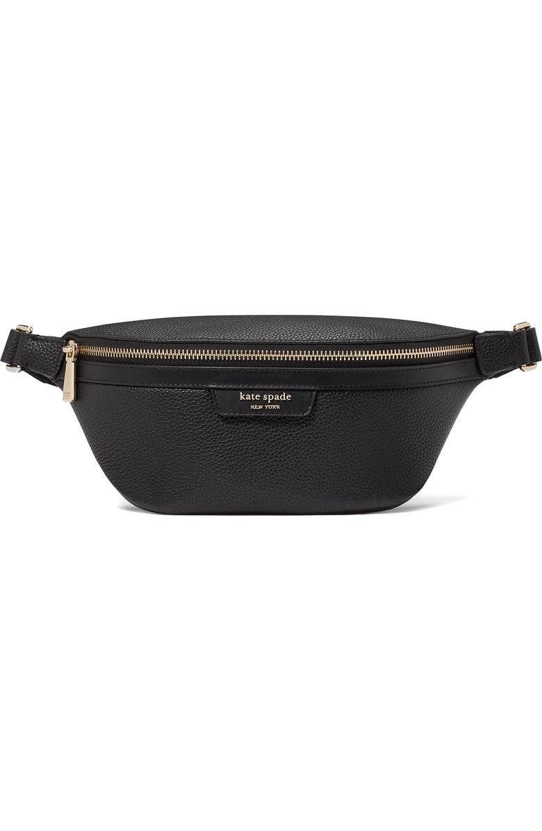 Kate Spade New York hudson pebbled leather belt bag, Main, color,