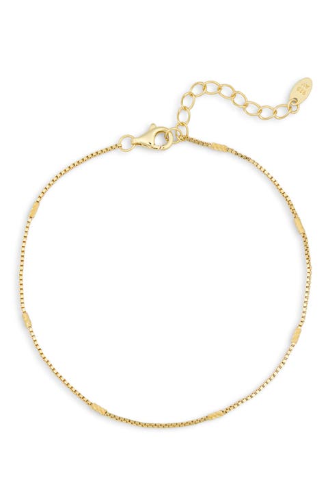 Bar Station Chain Bracelet