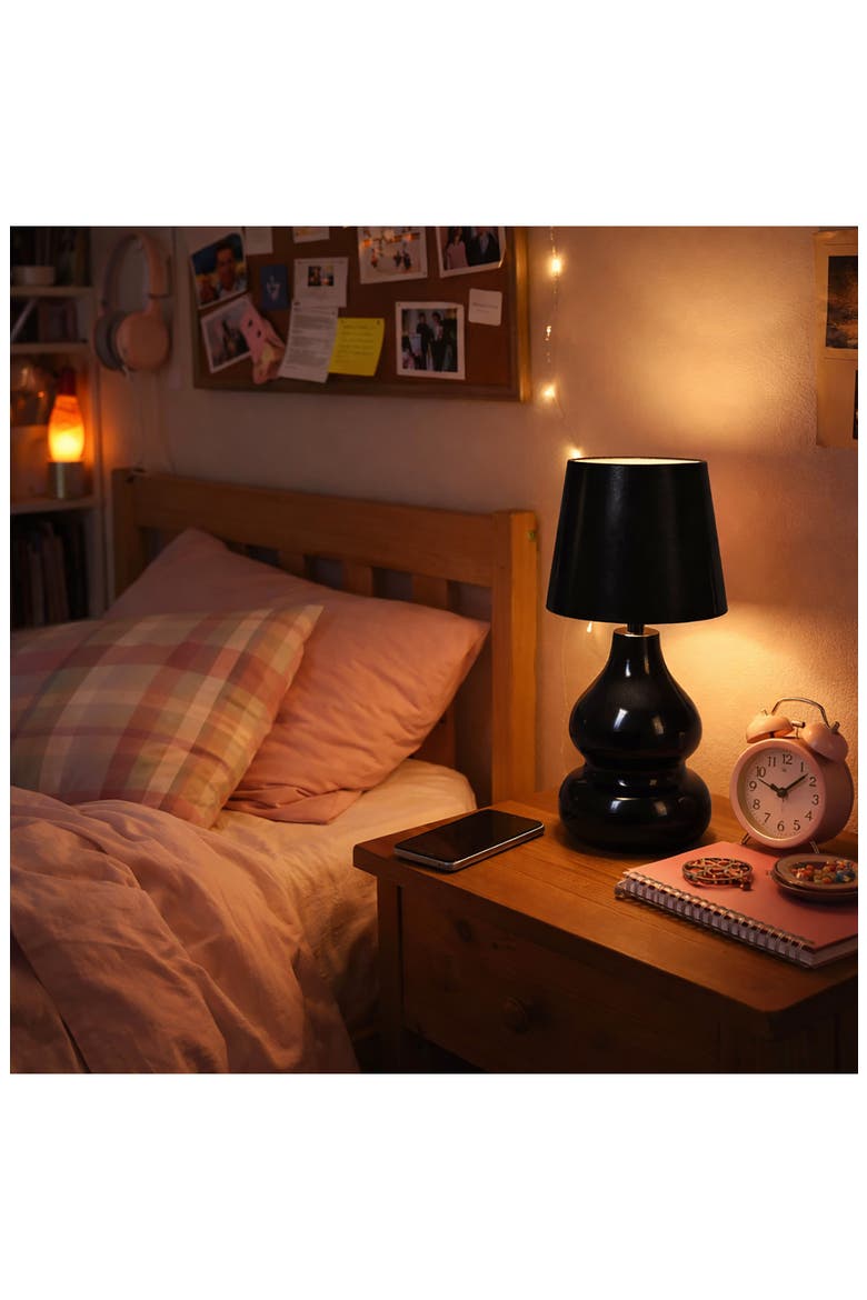 Cordless Rechargeable Table Lamp, Alternate, color, BLACK