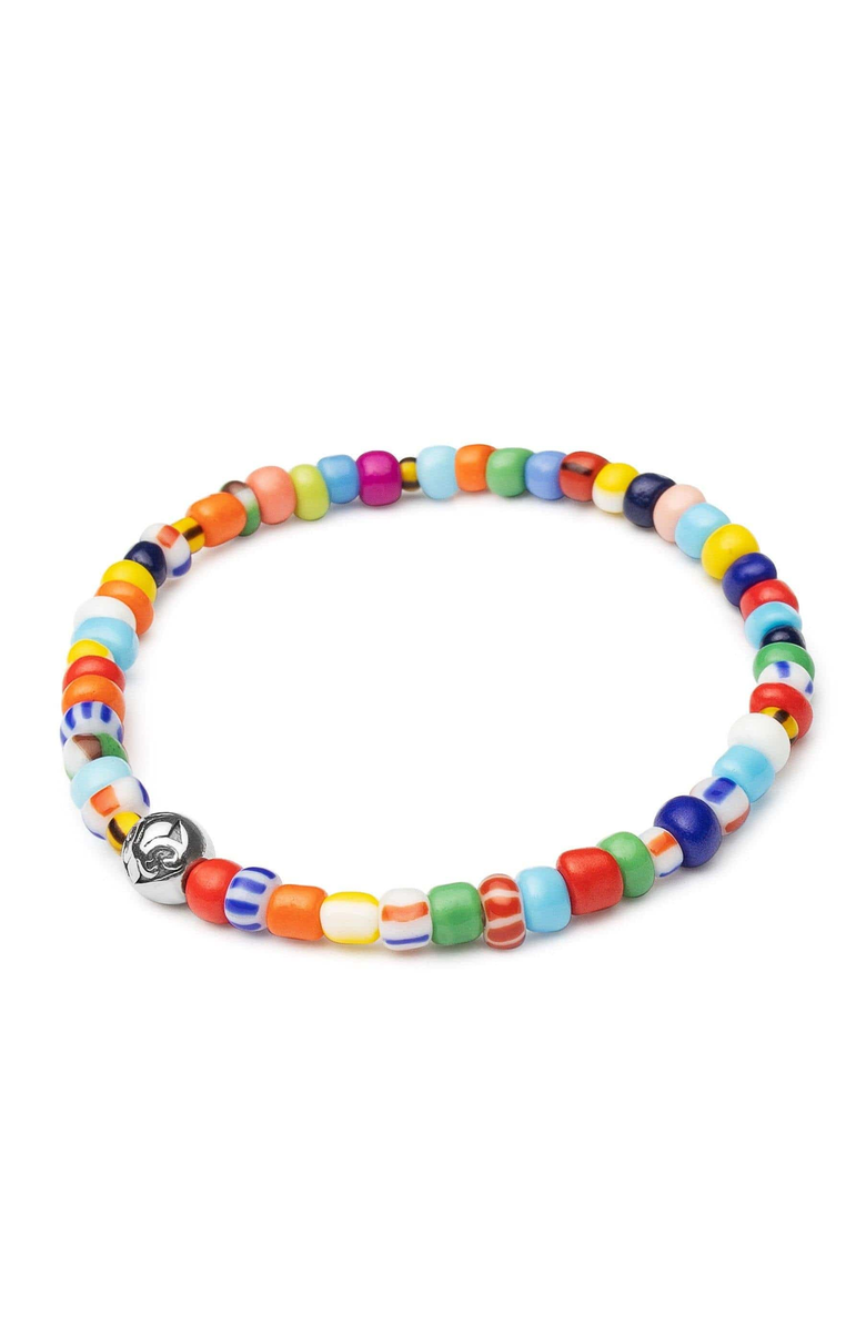 Nialaya Vintage Trifocal Beaded Wristband, Alternate, color, Multi Color