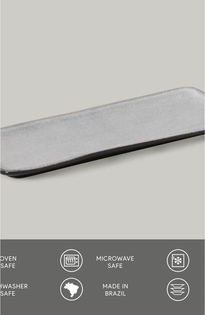 Porto Brasil Rectangular Platter Medium Set of 4, Alternate, color, Dust