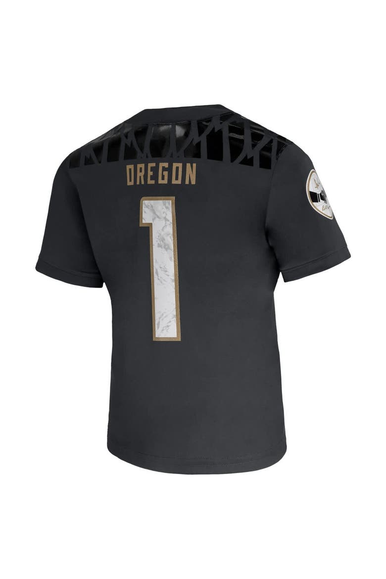 Toddler Nike #1 Anthracite Oregon Ducks Shoe Duck Vapor Fusion Jersey, Alternate, color, Anthracite