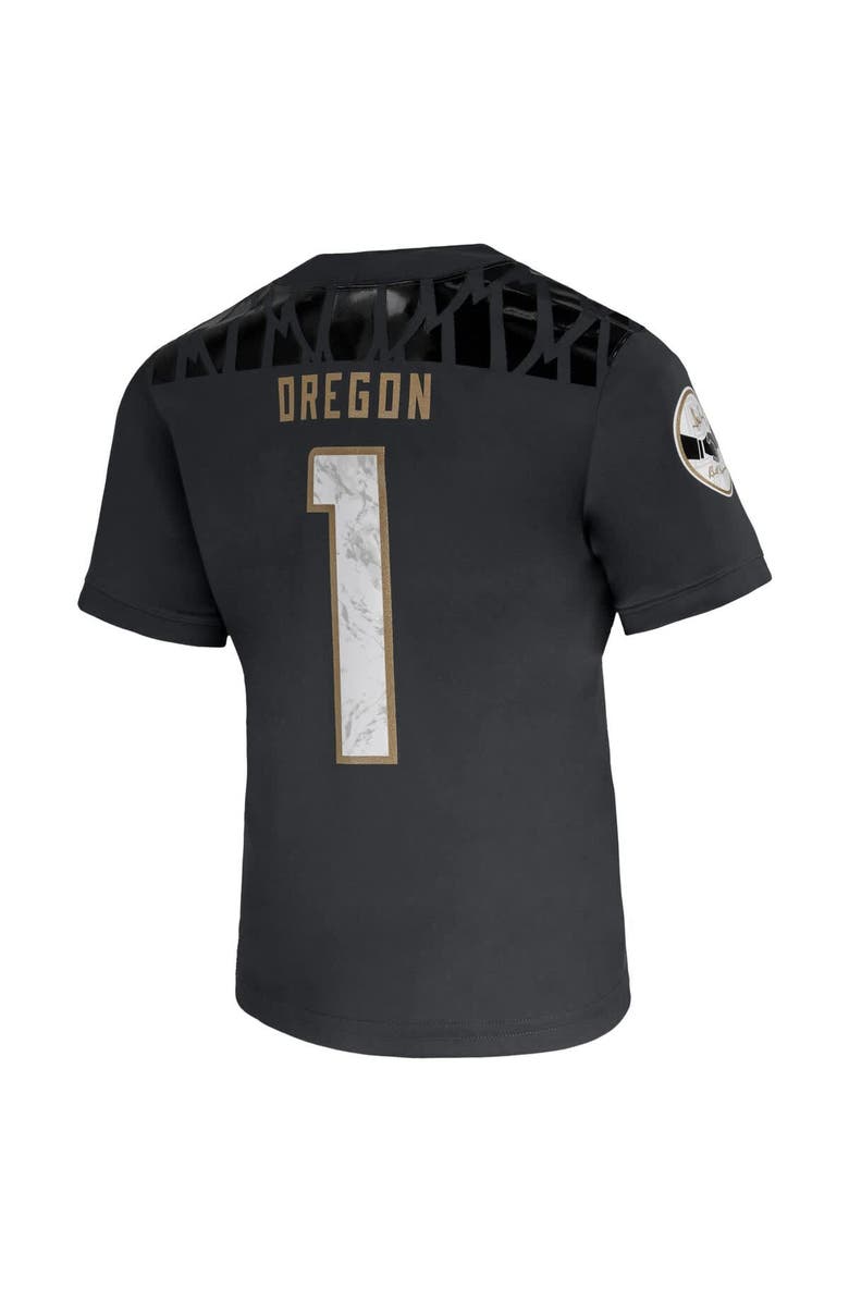 Nike Toddler Nike #1 Anthracite Oregon Ducks Shoe Duck Vapor Fusion Jersey, Alternate, color, Anthracite