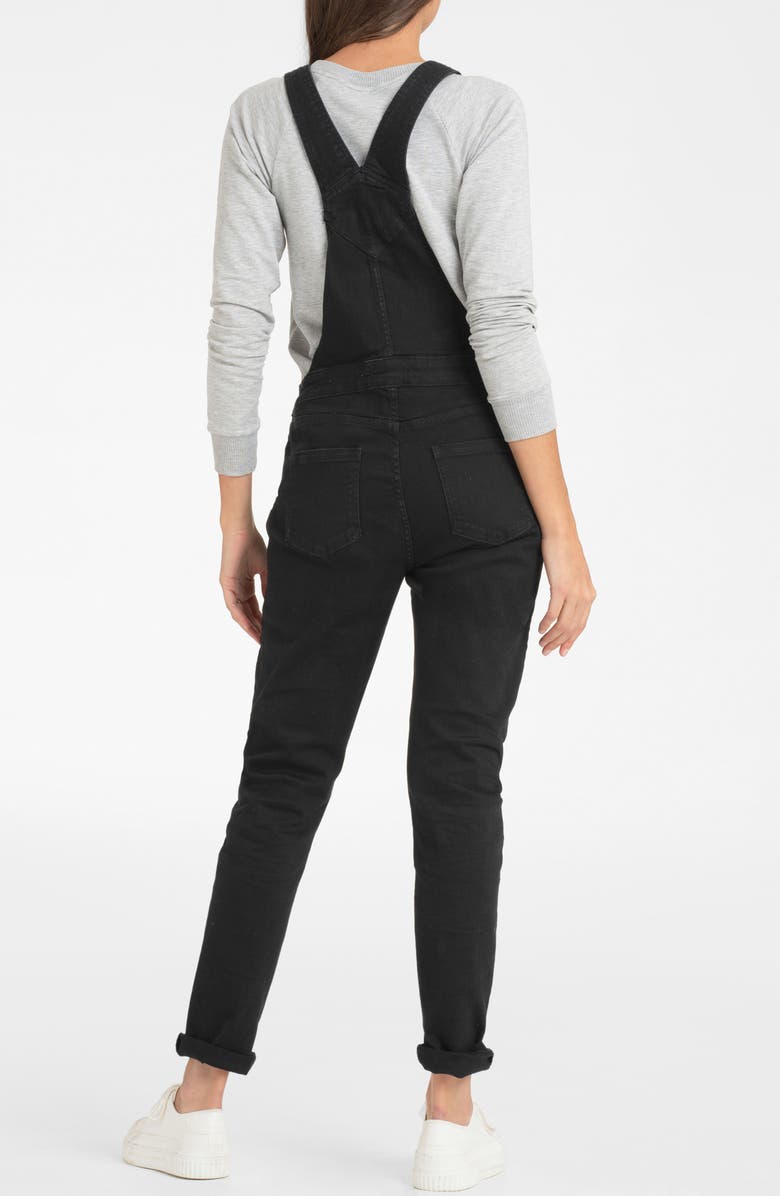 Seraphine Denim Maternity Overalls, Alternate, color,